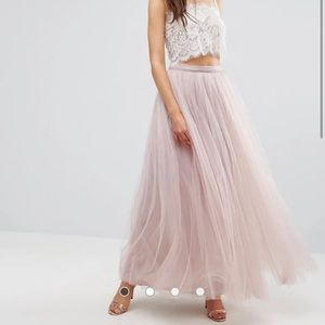 NWT Tulle Maxi Skirt